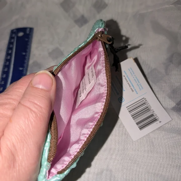 Make Me Iconic Ice Cream Zippered Coin Purse NWT - Picture 3 of 3